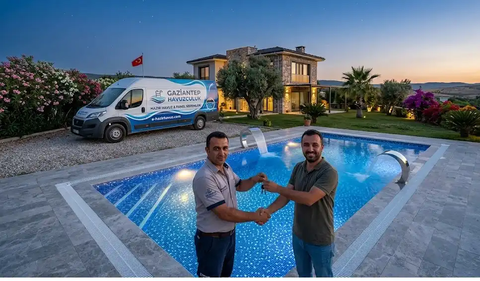 Gaziantep Hazır Havuz Yapımı ve Panel Havuz Sistemleri: Çimenli’den Oğuzeli’ne Anahtar Teslim Çözümle