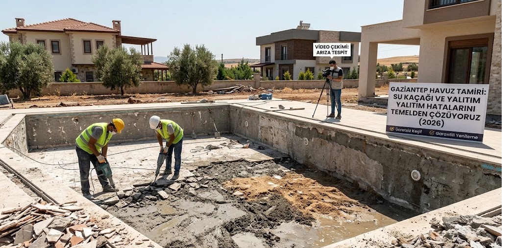 Havuz Neden Su Kaçırır? Yanlış Şap ve Yalıtım Hatalarının Sonu! 